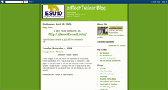 Desktop Screenshot of edtechtrainer.esu10.org